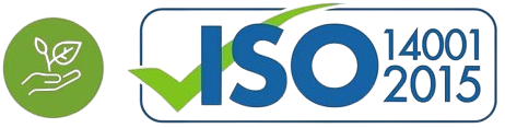 شارة شهادة ISO 14001:2015